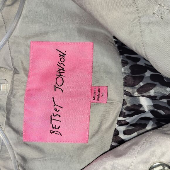 Betsey Johnson Gray Cape Lightweight Tailored - Picture 2 of 7